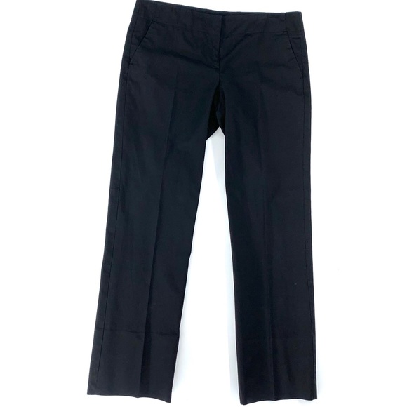 Theory black slacks back slit - Picture 3 of 16